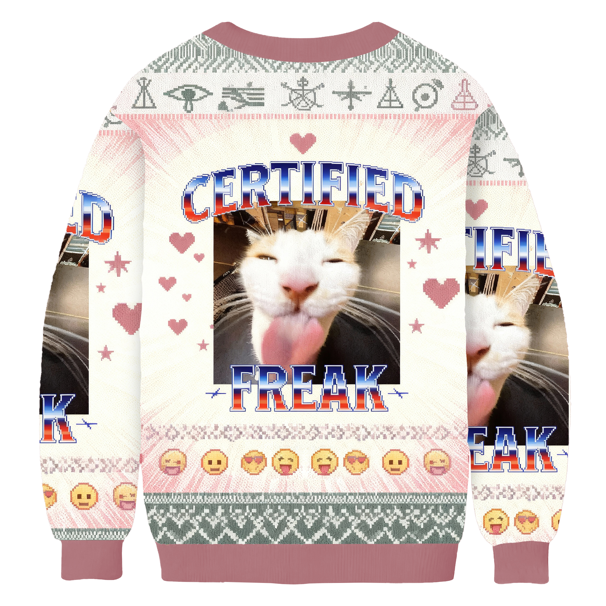 Certified Freak Christmas Ugly Sweatshirt