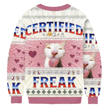 Certified Freak Christmas Ugly Sweatshirt