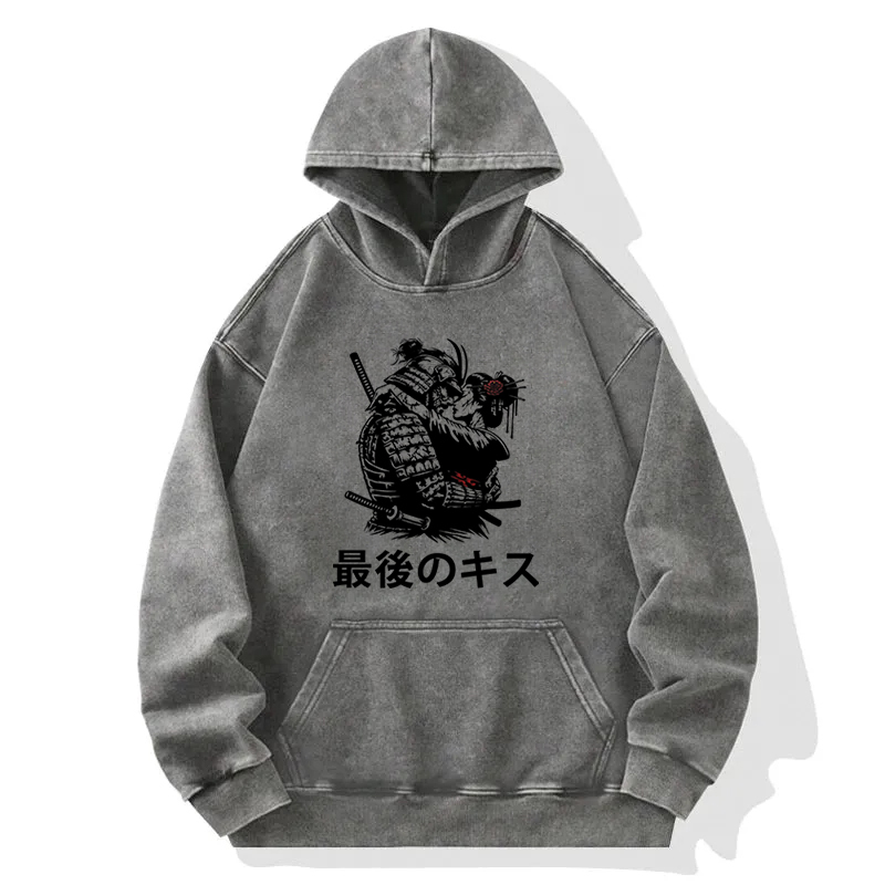 Samurai Last Kiss Washed Hoodie