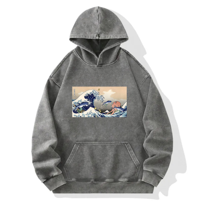 Organisms Contaminated By Nuclear Wastewater Washed Hoodie