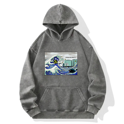 Nuclear Waste Water Discharged Into The Ocean Washed Hoodie