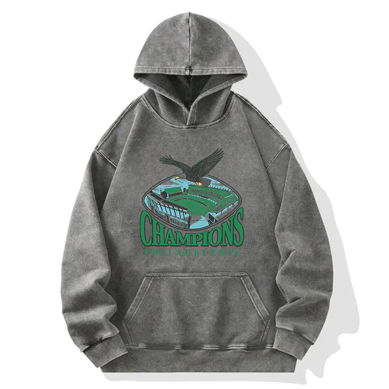 Philadelphia Eagles Champions Washed Hoodie