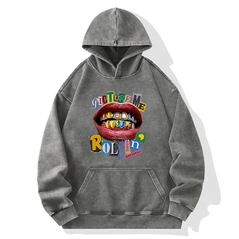 Picture Me DopeSkill Washed Hoodie