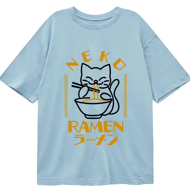 Cat Obsessed With Ramen Classic T-Shirt