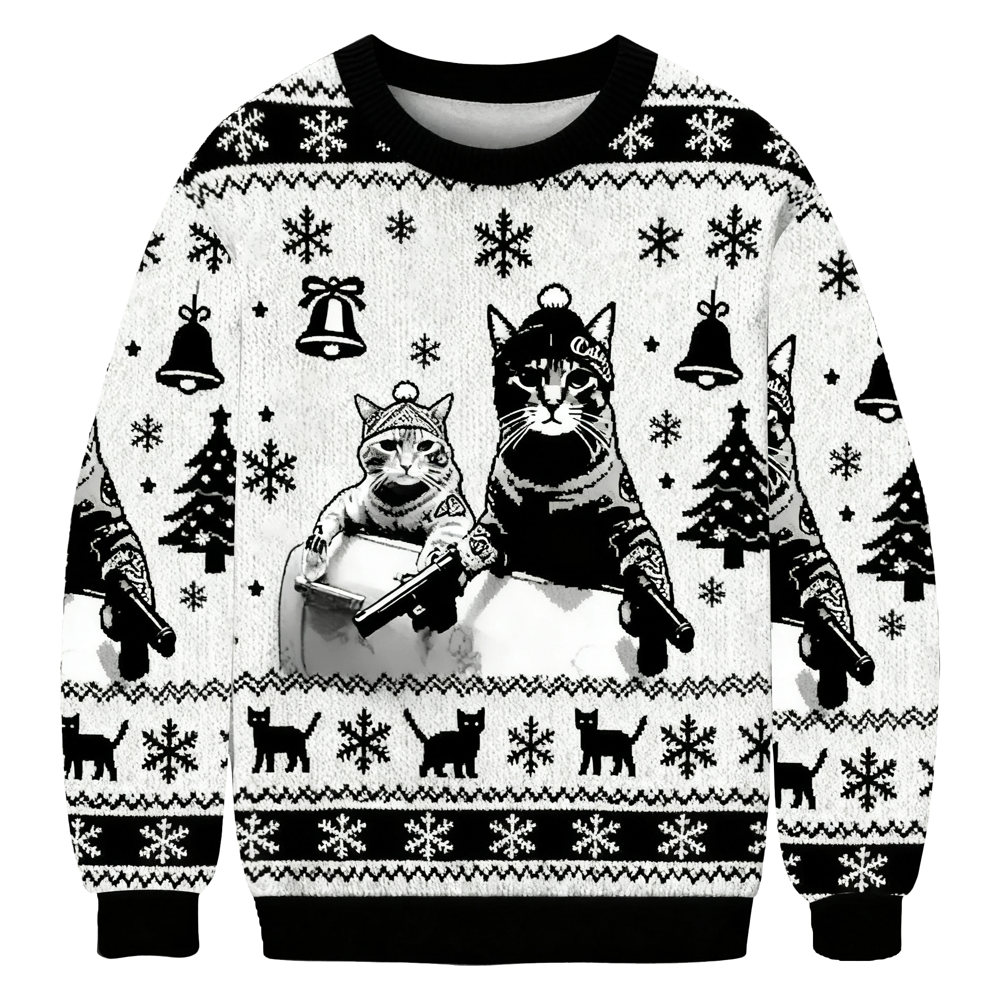 Funny Cat Gang Ugly Sweatshirt