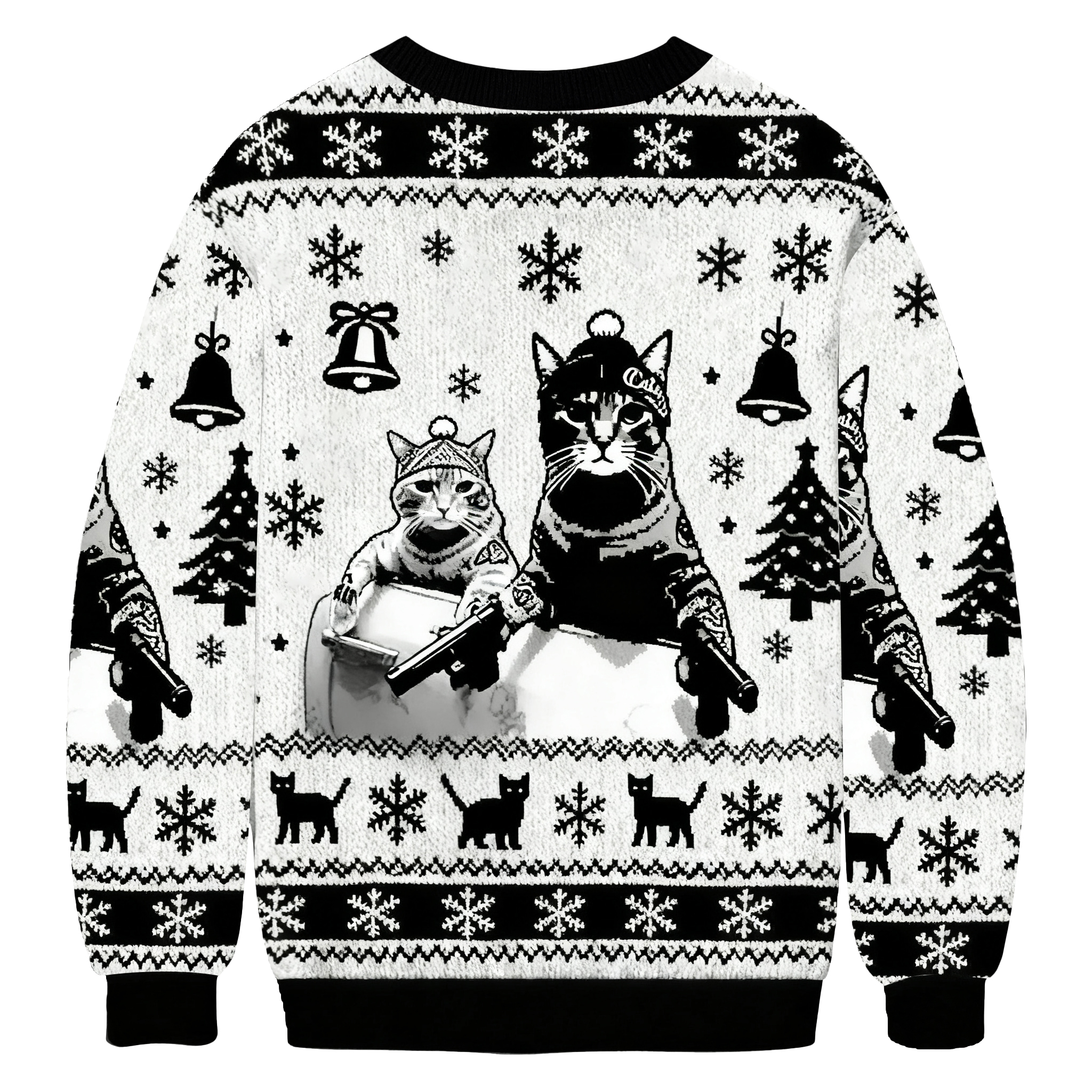 Funny Cat Gang Ugly Sweatshirt