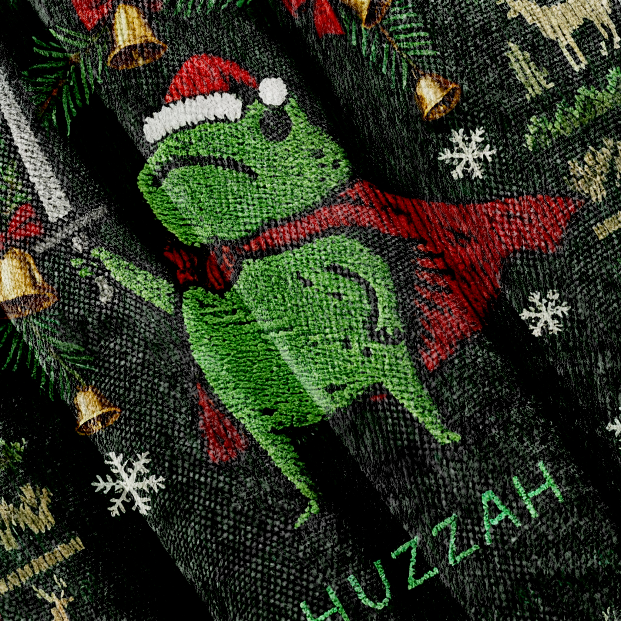 Huzzah Frog With Sword Christmas Ugly Sweatshirt