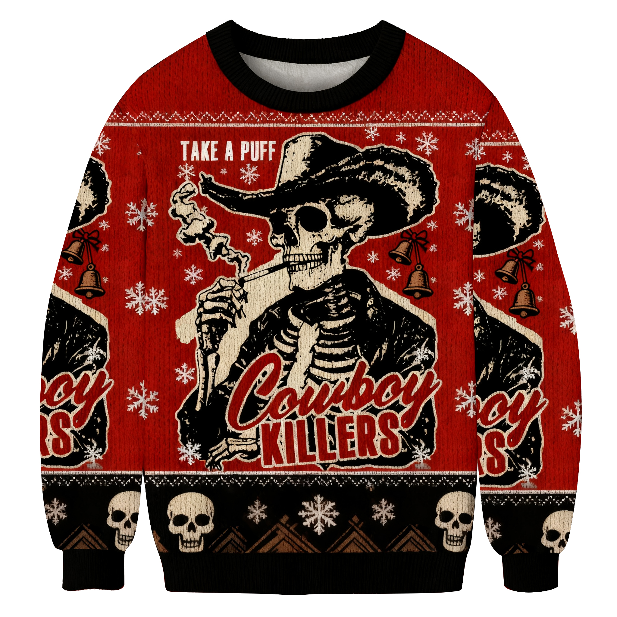 Take A Puff Cowboy Killers Ugly Sweatshirt