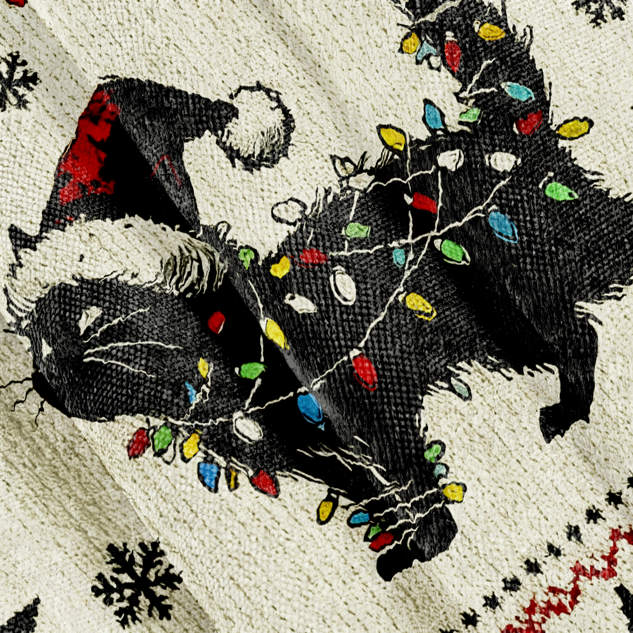 Funny Cute Cat Christmas Ugly Sweatshirt