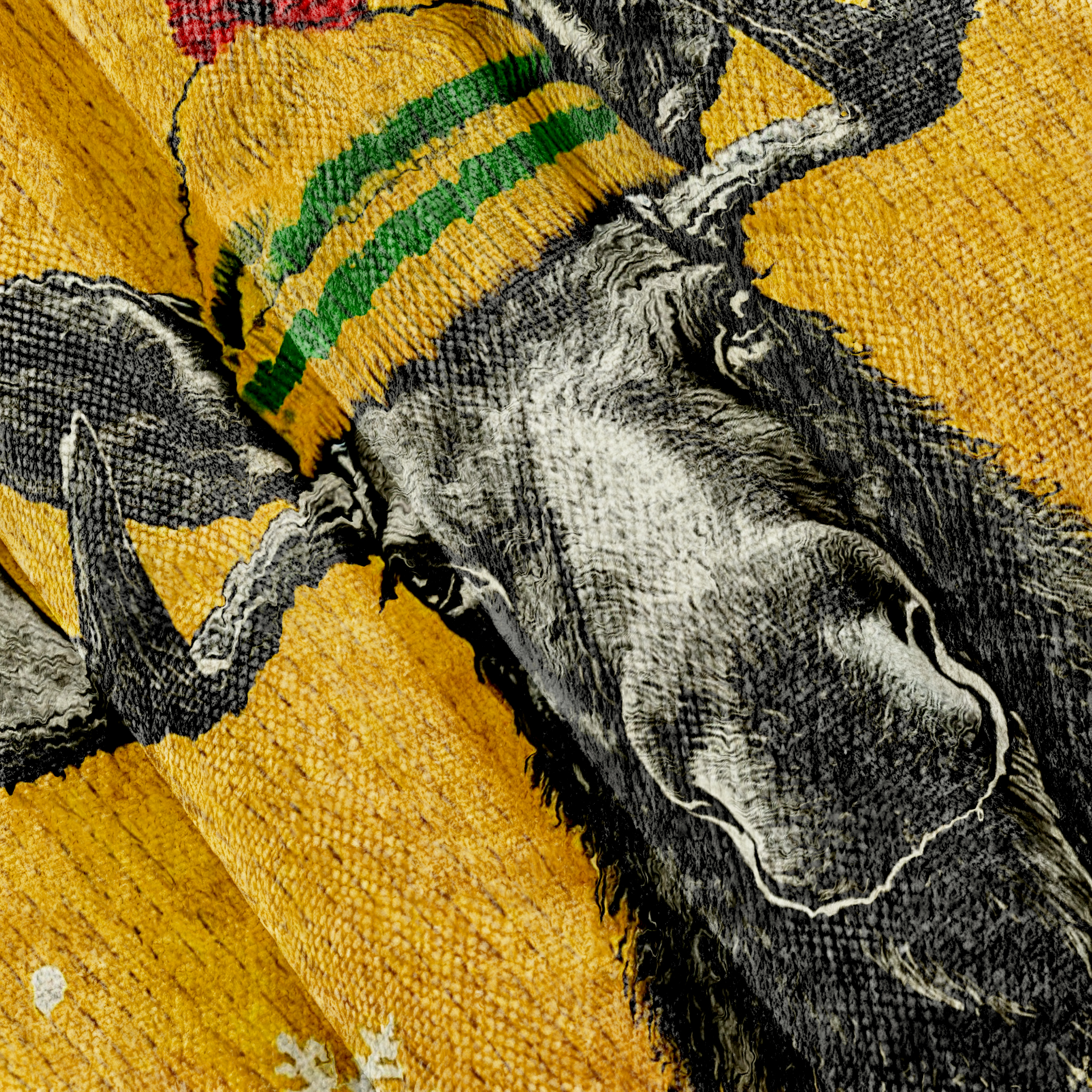 Bull Moose Wearing Beanie Ugly Sweatshirt