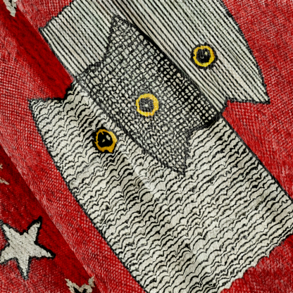 Funny Line Cat Christmas Ugly Sweatshirt