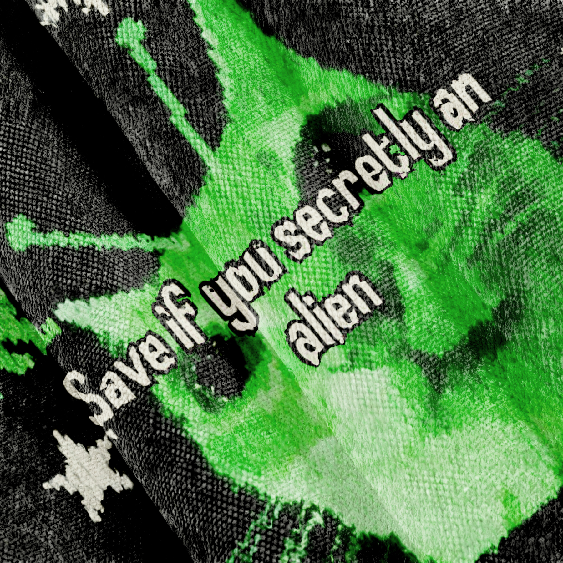 Save If You Secretly An  Alien Cat Meme Ugly Sweatshirt