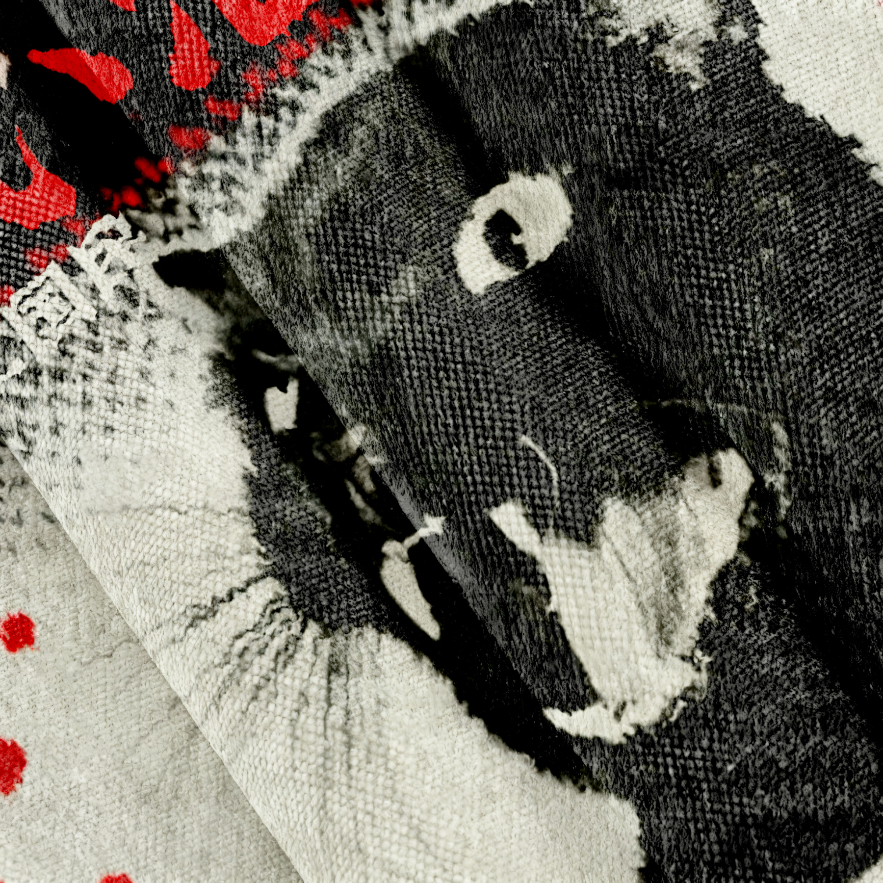 Fierce Black Cat Ugly Sweatshirt