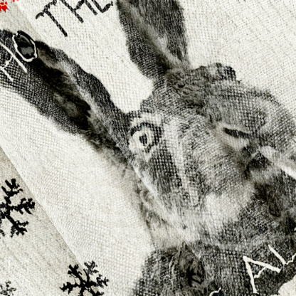 Who The Fuck Is Alice Funny Smoking Rabbit Meme Christmas Ugly Sweatshirt