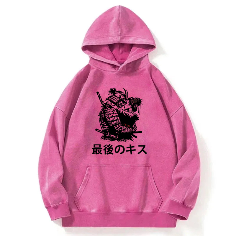 Samurai Last Kiss Washed Hoodie