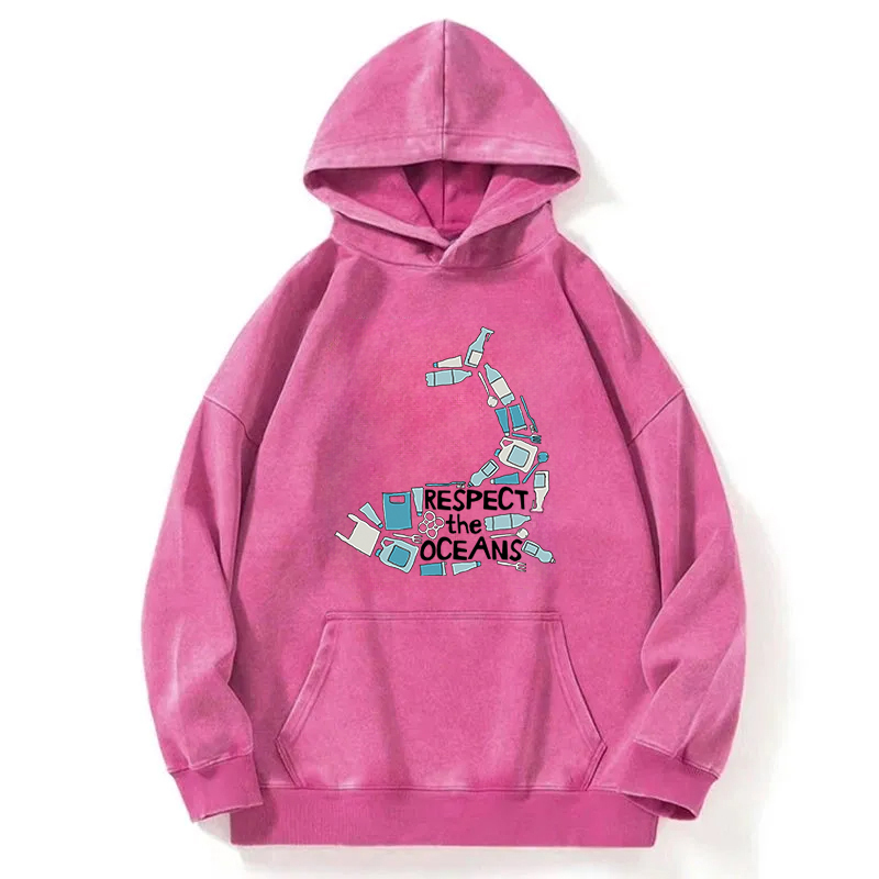 Respect the Oceans Washed Hoodie
