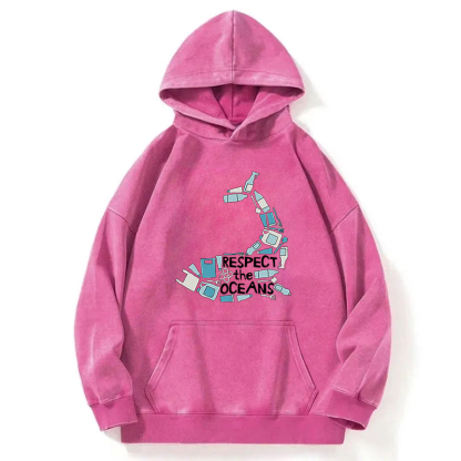 Respect the Oceans Washed Hoodie