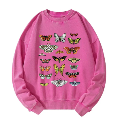 Butterfly History Washed Sweatshirt