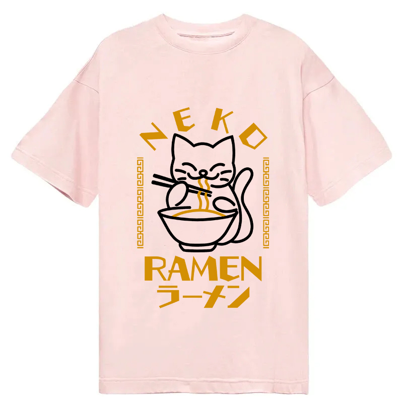 Cat Obsessed With Ramen Classic T-Shirt