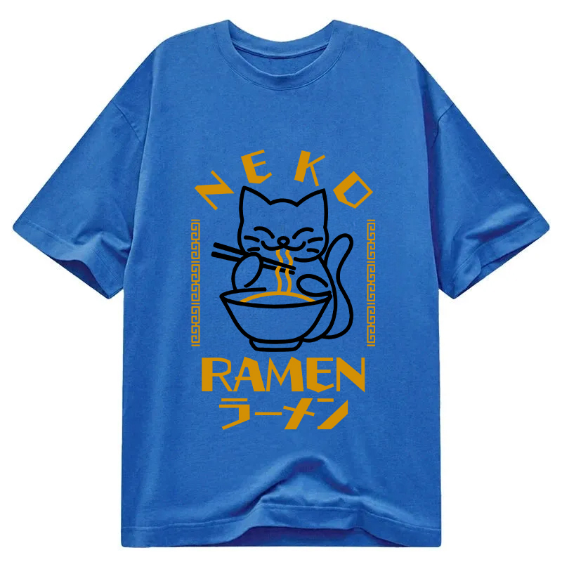 Cat Obsessed With Ramen Classic T-Shirt