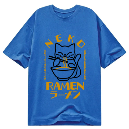 Cat Obsessed With Ramen Classic T-Shirt