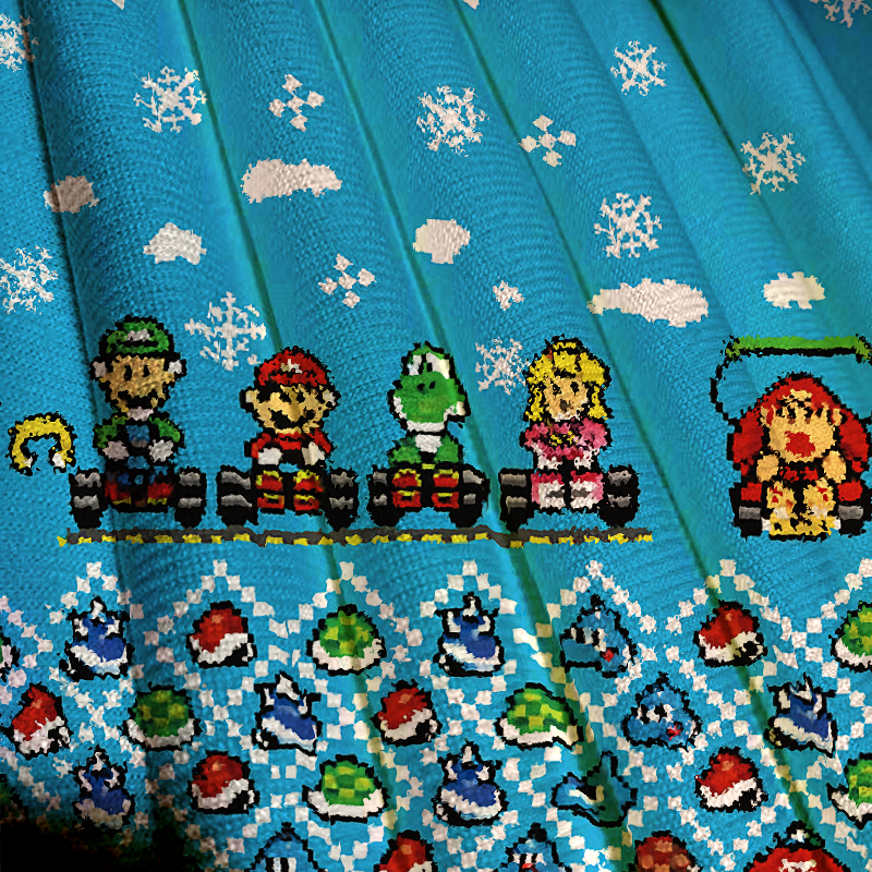 Mario Kart Christmas Ugly Sweatshirt