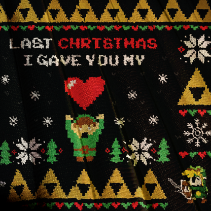 Link To My Heart Zelda Christmas Ugly Sweatshirt