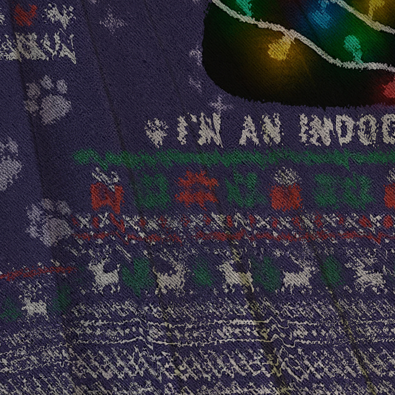 Everything Is Fine Funny Christmas Ugly Sweatshirt