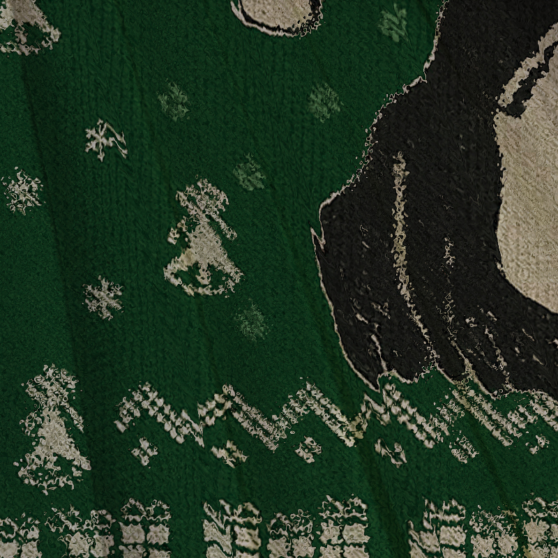 Frog Wearing Santa Hat Green Christmas Ugly Sweatshirt