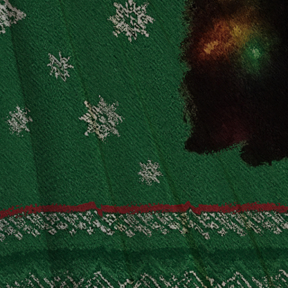 Lights Cat Japanese Green Christmas Ugly Sweatshirt