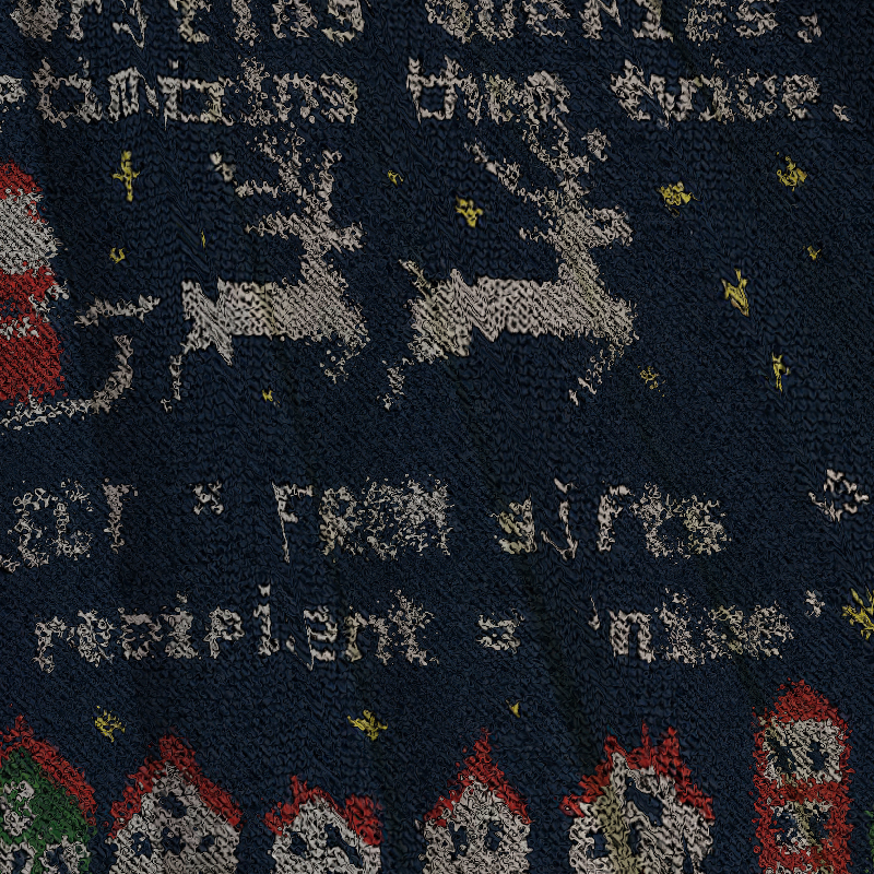 Santa's Database Never Out of Sync Christmas Ugly Sweatshirt