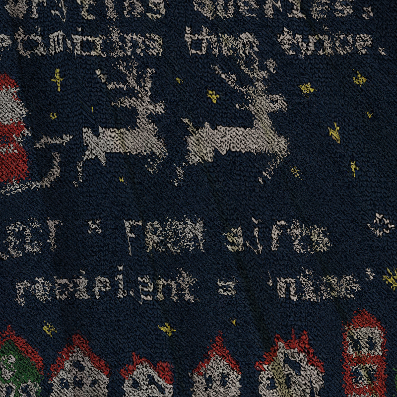 Santa's Database Never Out of Sync Christmas Ugly Sweatshirt