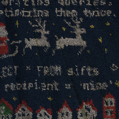 Santa's Database Never Out of Sync Christmas Ugly Sweatshirt