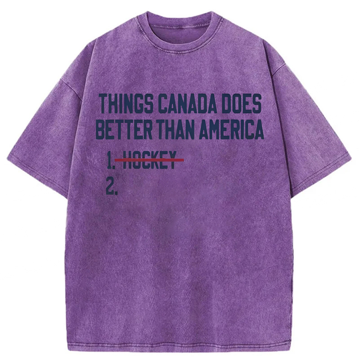 Tokyoviva Funny Hockey Washed T-shirt