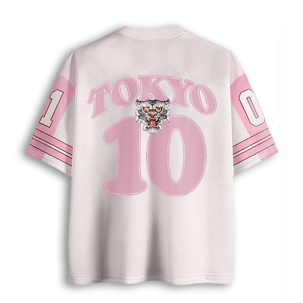 Baddiecat Japanese Style Tiger Tokyo Mesh Jersey
