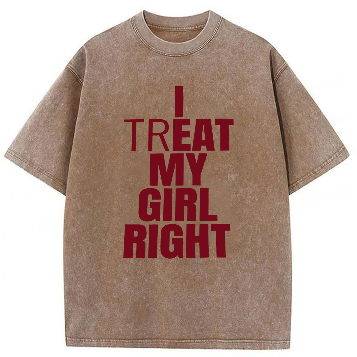 Tokyoviva I Treat My Girl Right Washed T-shirt