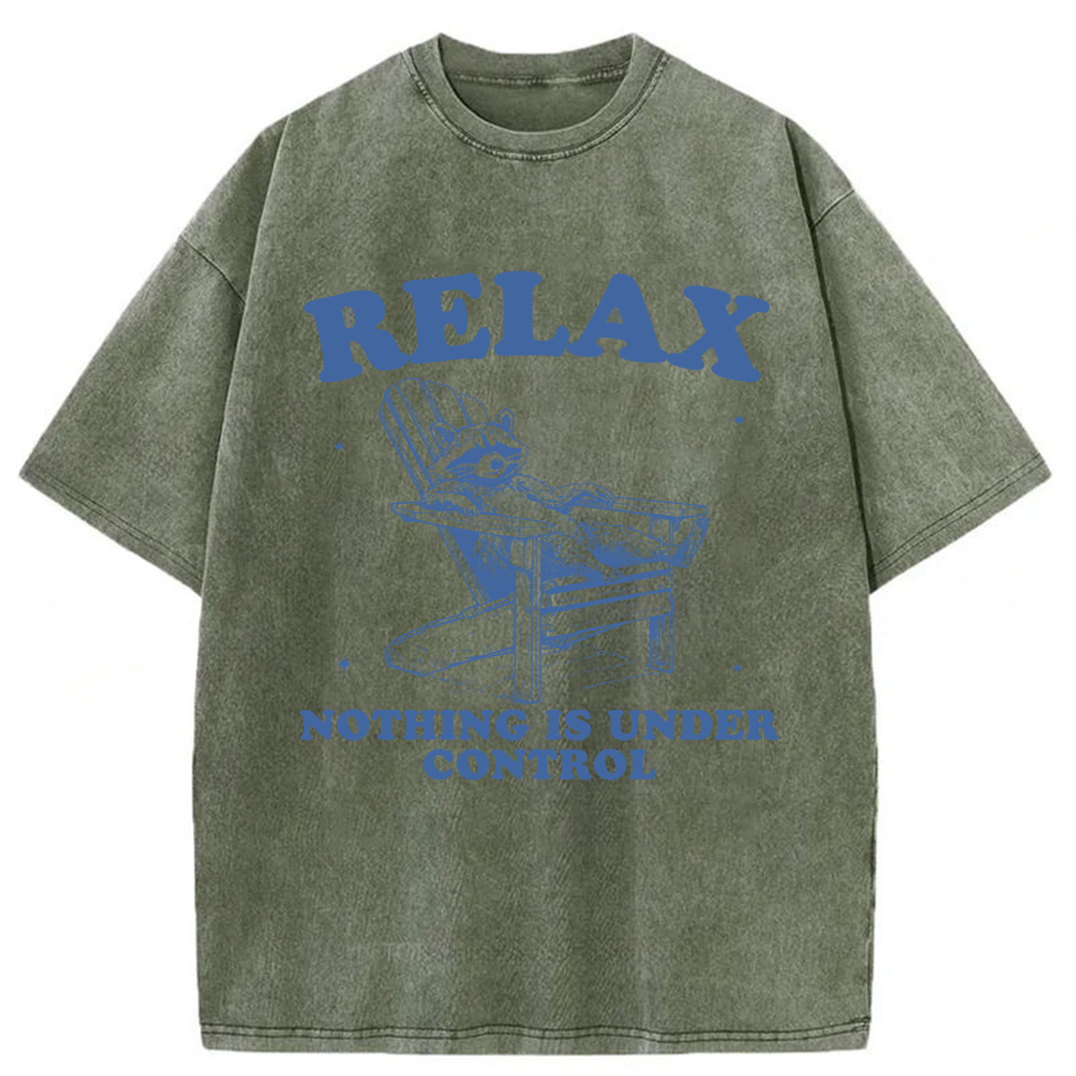Tokyoviva Relax Nothing Is Under Control Washed T-shirt