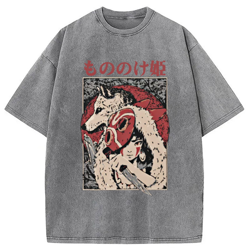 Princess Mononoke Washed T-Shirt
