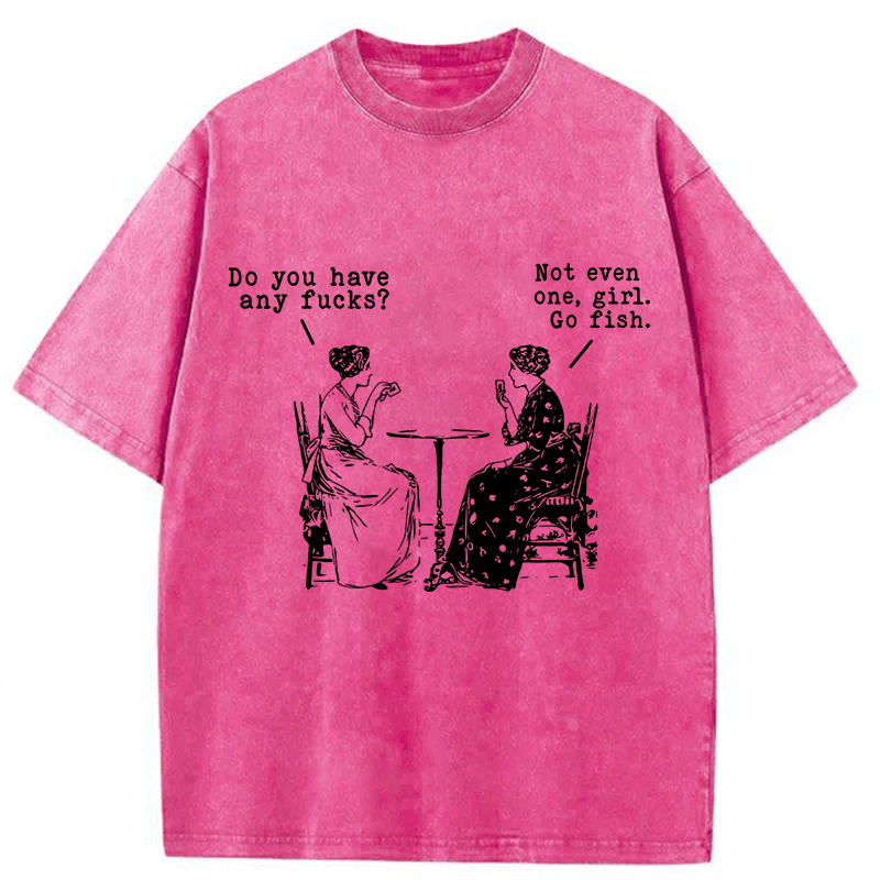 Tokyoviva Lady's Fun Chat Washed T-shirt
