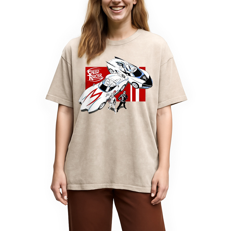 Speed Racer Vintage Japanese Washed T-Shirt
