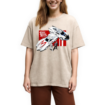 Speed Racer Vintage Japanese Washed T-Shirt