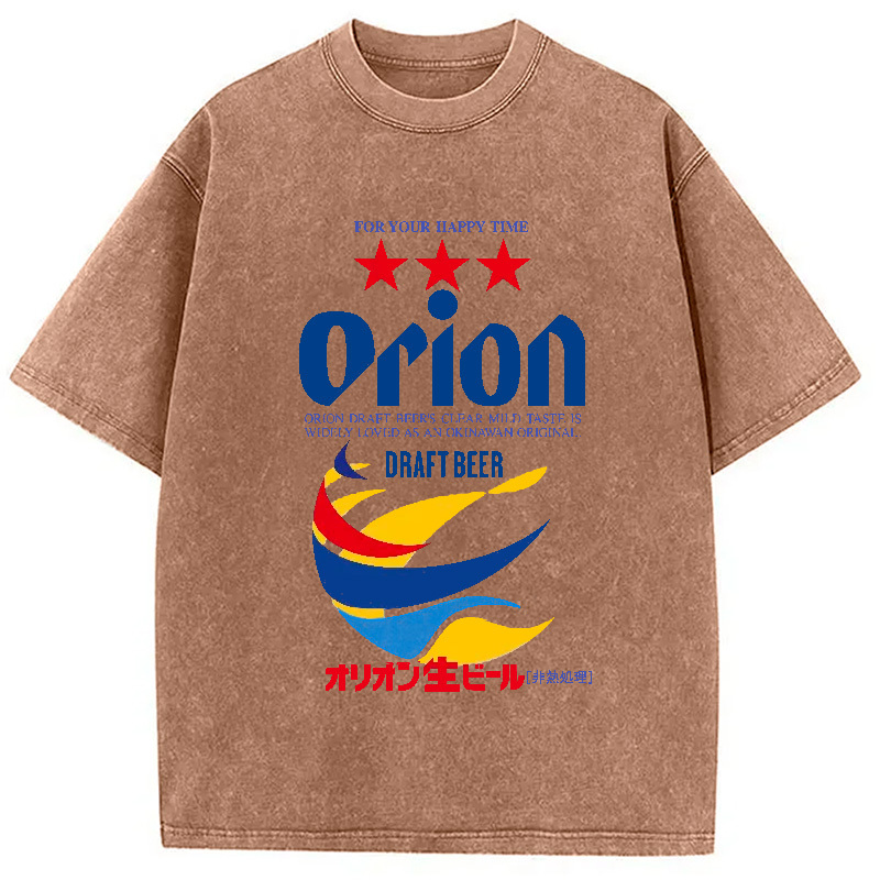 Orion Beer Vintage Japanese Washed T-Shirt