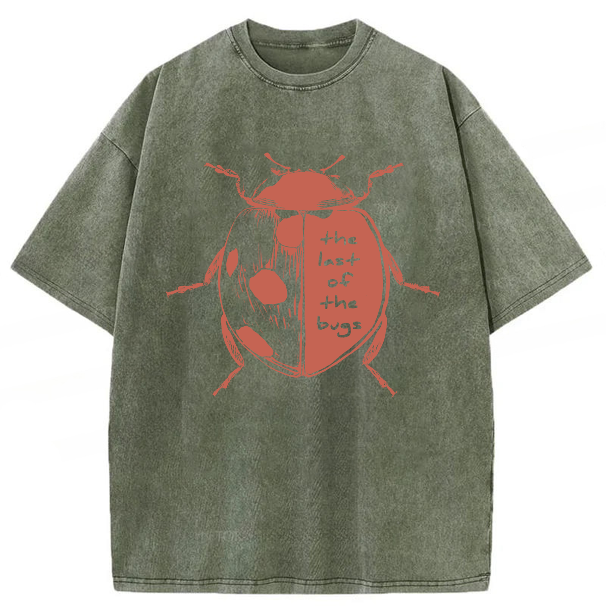 Tokyoviva The Last Of The Bugs Ladybug Washed T-shirt