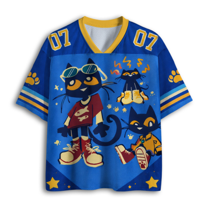 Baddiecat Pete The Cat Mesh Jersey