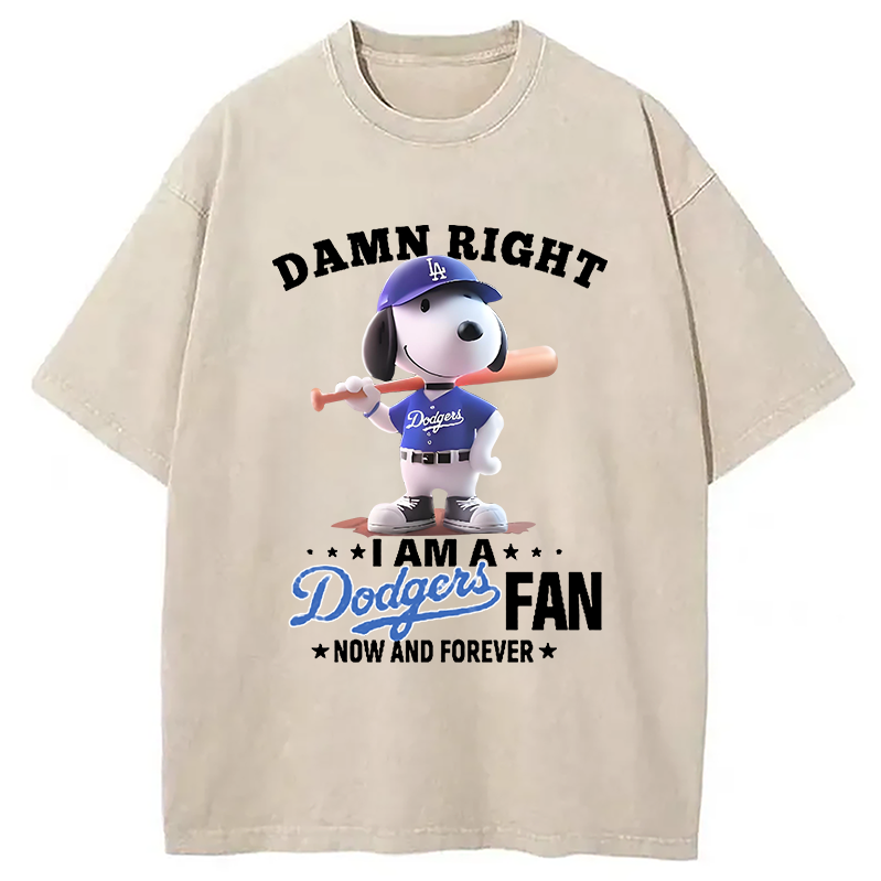 Dodgers Baseball Vintage Washed T-Shirt
