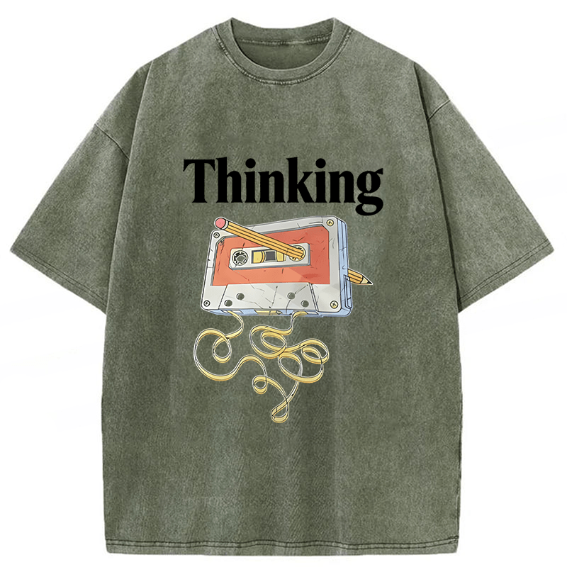 Tokyoviva Tape Thinking Washed T-shirt