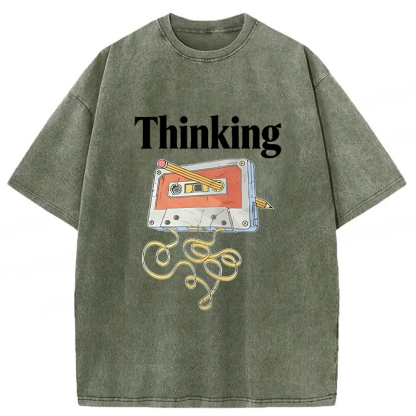 Tokyoviva Tape Thinking Washed T-shirt