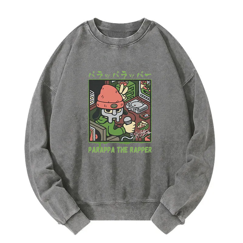 PaRappa the Rapper MF DOOM Washed Sweatshirt