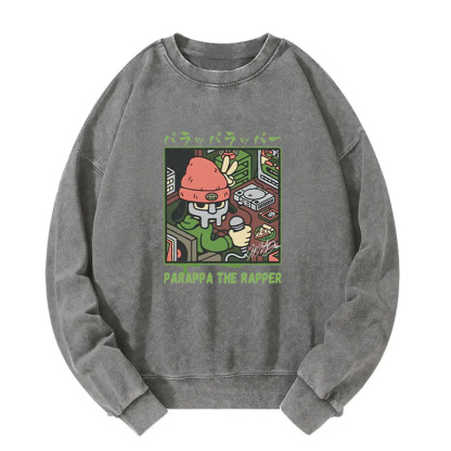 PaRappa the Rapper MF DOOM Washed Sweatshirt