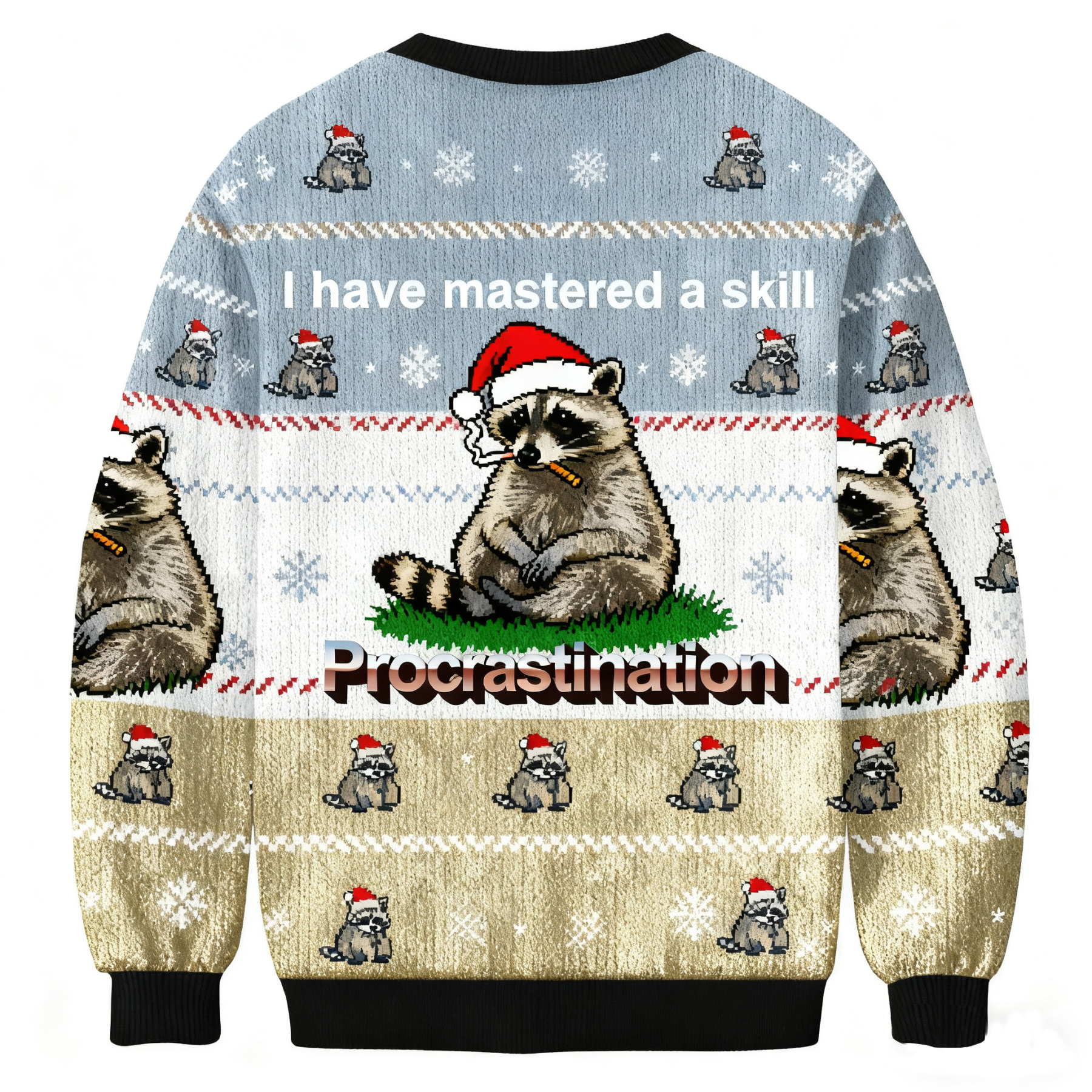 I Have Mastered A Skill Procrastination Christmas Ugly Sweatshirt